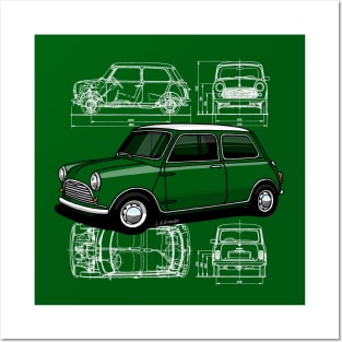 The classic small british car Posters and Art